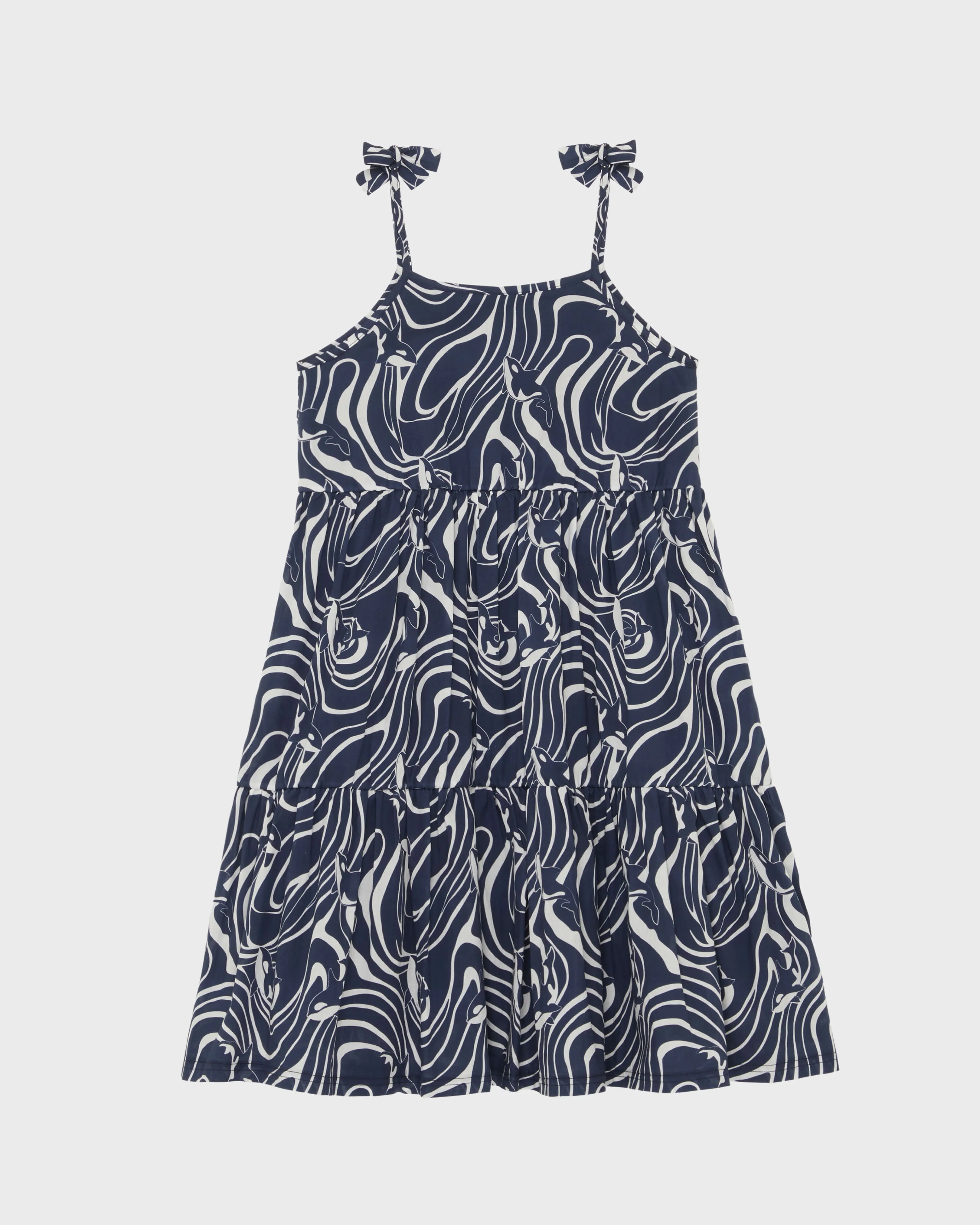 Vilebrequin - Baumwollkleid Mit Orcas-design Für Mädchen - Kleid - Gamy - Blau - Größe 6 – Bild 2