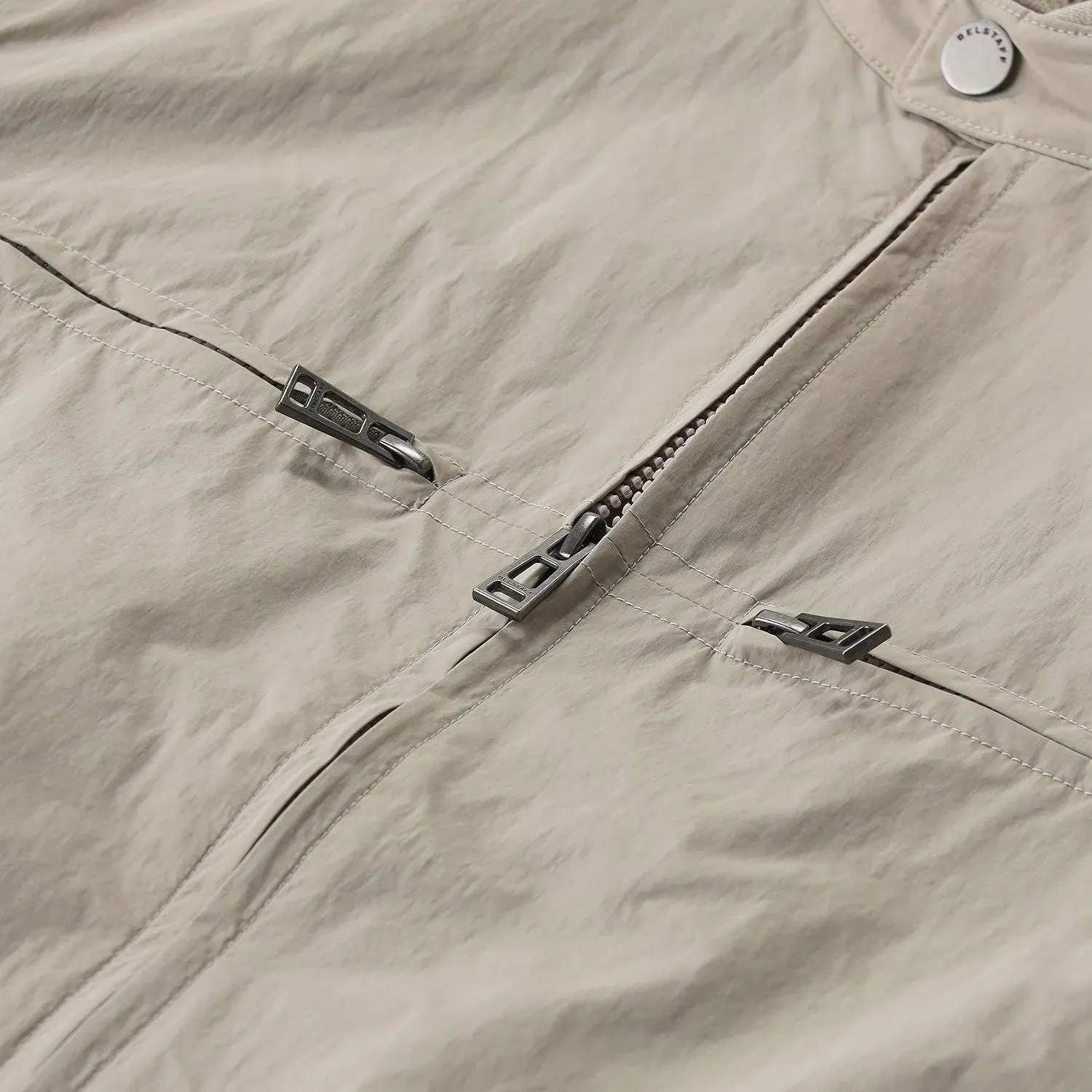 Belstaff - Jacke mit Logo - Größe S - braun – Bild 2