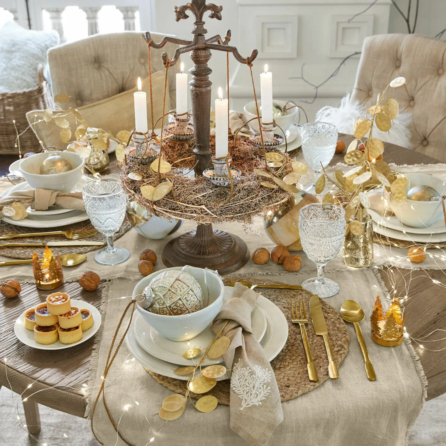 Teelichthalter 4er Set Ismerie – Bild 4