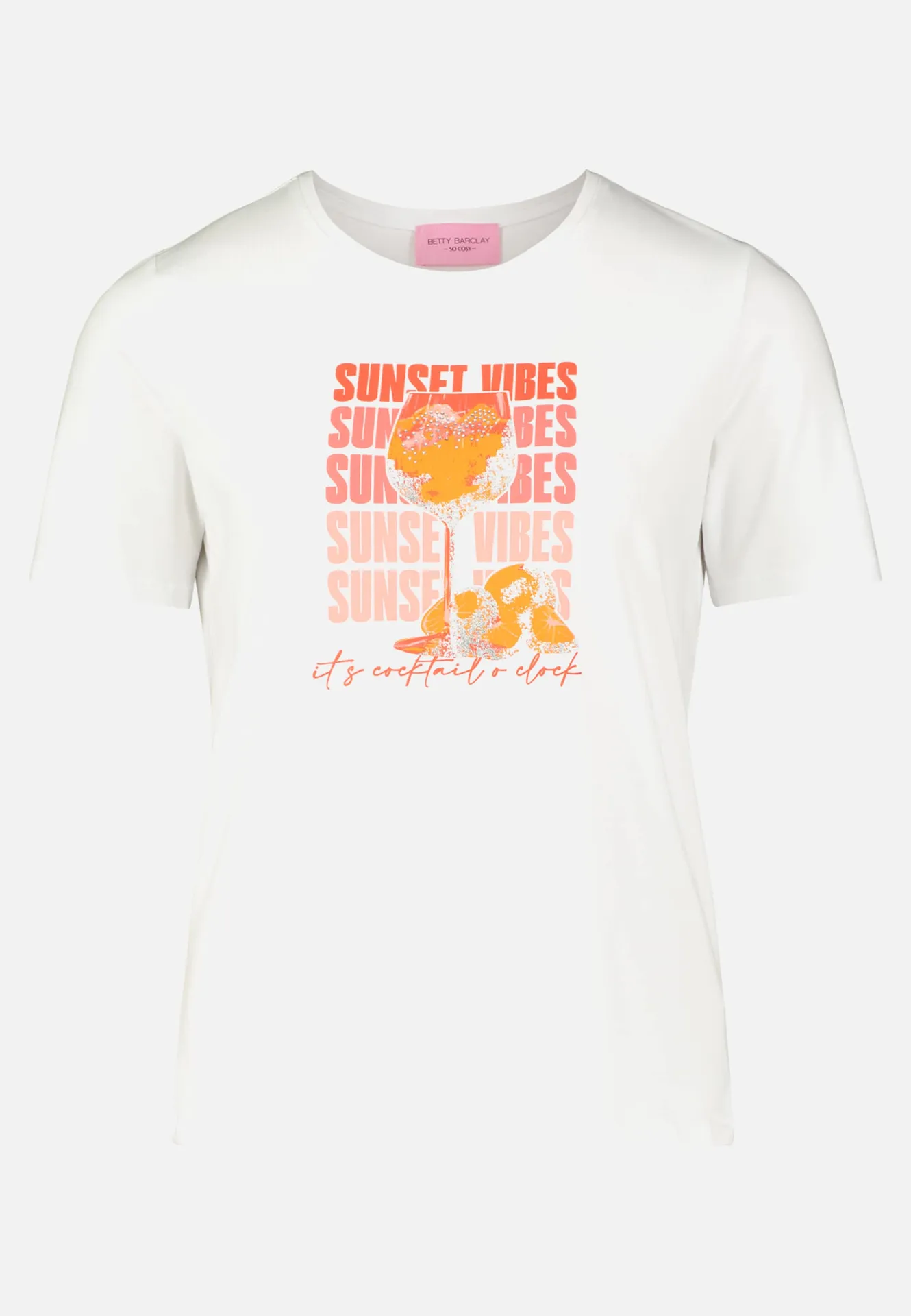 Basic Shirt mit Aufdruck – Bild 3