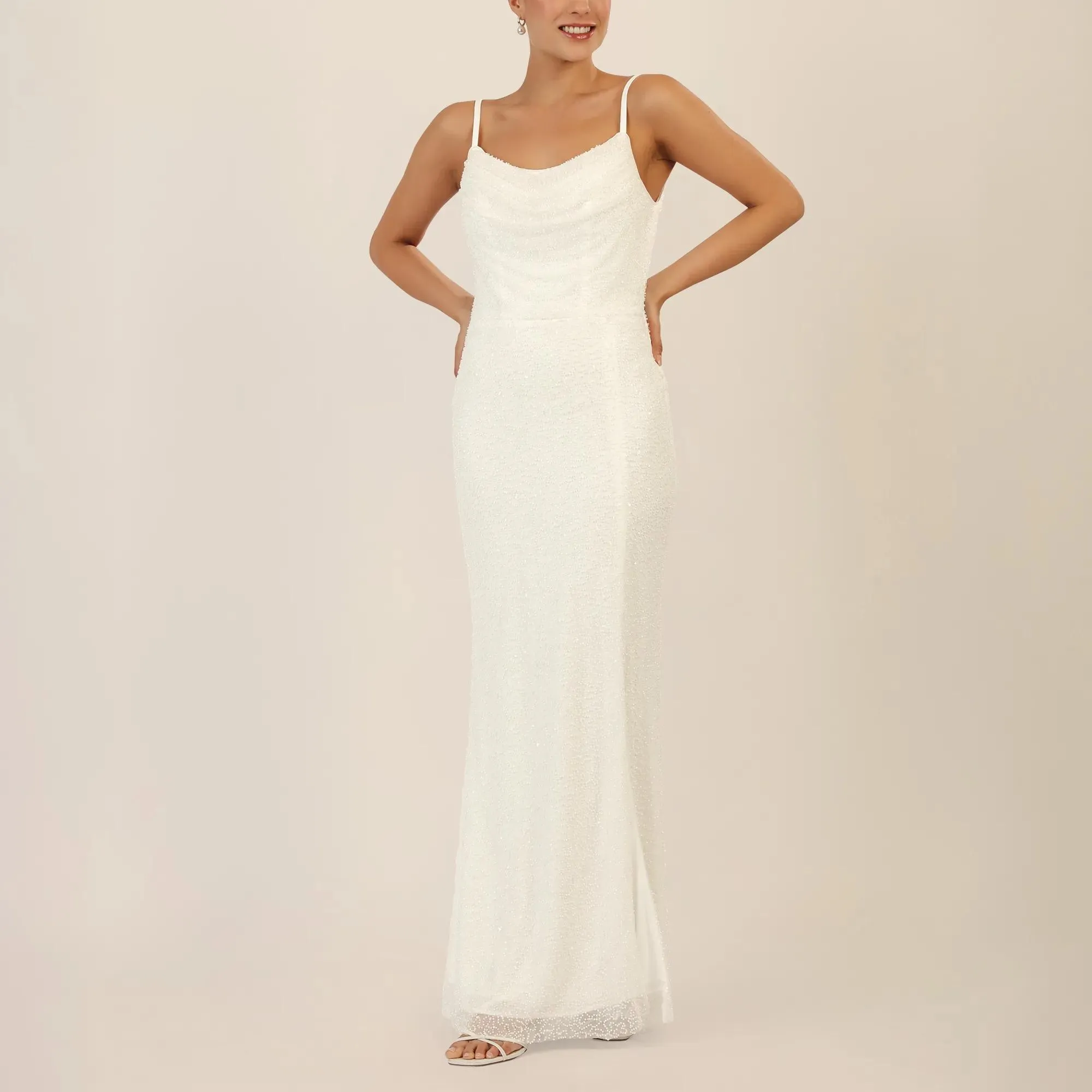 Apart - Abendkleid - Größe 38 - creme – Bild 4