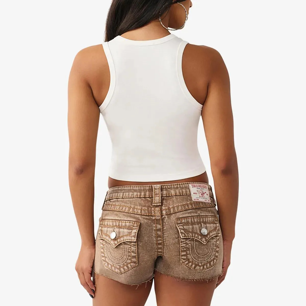 True Religion - Tankshirt - Größe M - weiß – Bild 2