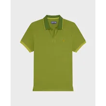Vilebrequin - Solid Polohemd Aus Baumwolle Mit Changierendem Effekt Für Herren - Polohemd - Palatin - Grün - Größe XL Vilebrequin - Solid Polohemd Aus Baumwolle Mit Changierendem Effekt Für Herren - Polohemd - Palatin - Grün - Größe XL