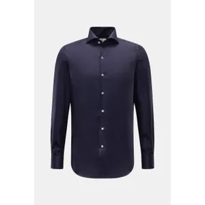 Finamore - Herren - Business Hemd %27Sergio Milano%27 Haifisch-Kragen navy Finamore - Herren - Business Hemd %27Sergio Milano%27 Haifisch-Kragen navy