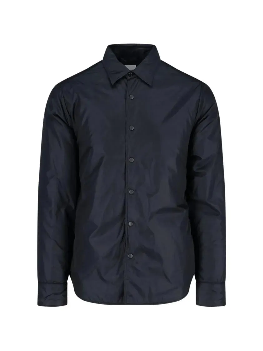 Aspesi - Tailored Black Shirt With Modern Finishing Touches - Größe XL - schwarz Aspesi - Tailored Black Shirt With Modern Finishing Touches - Größe XL - schwarz