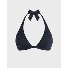 Vilebrequin - Turtle Monogram Neckholder-bikinioberteil Aus Jacquard Für Damen - Bademode - Fleche - Blau - Größe L Vilebrequin - Turtle Monogram Neckholder-bikinioberteil Aus Jacquard Für Damen - Bademode - Fleche - Blau - Größe L