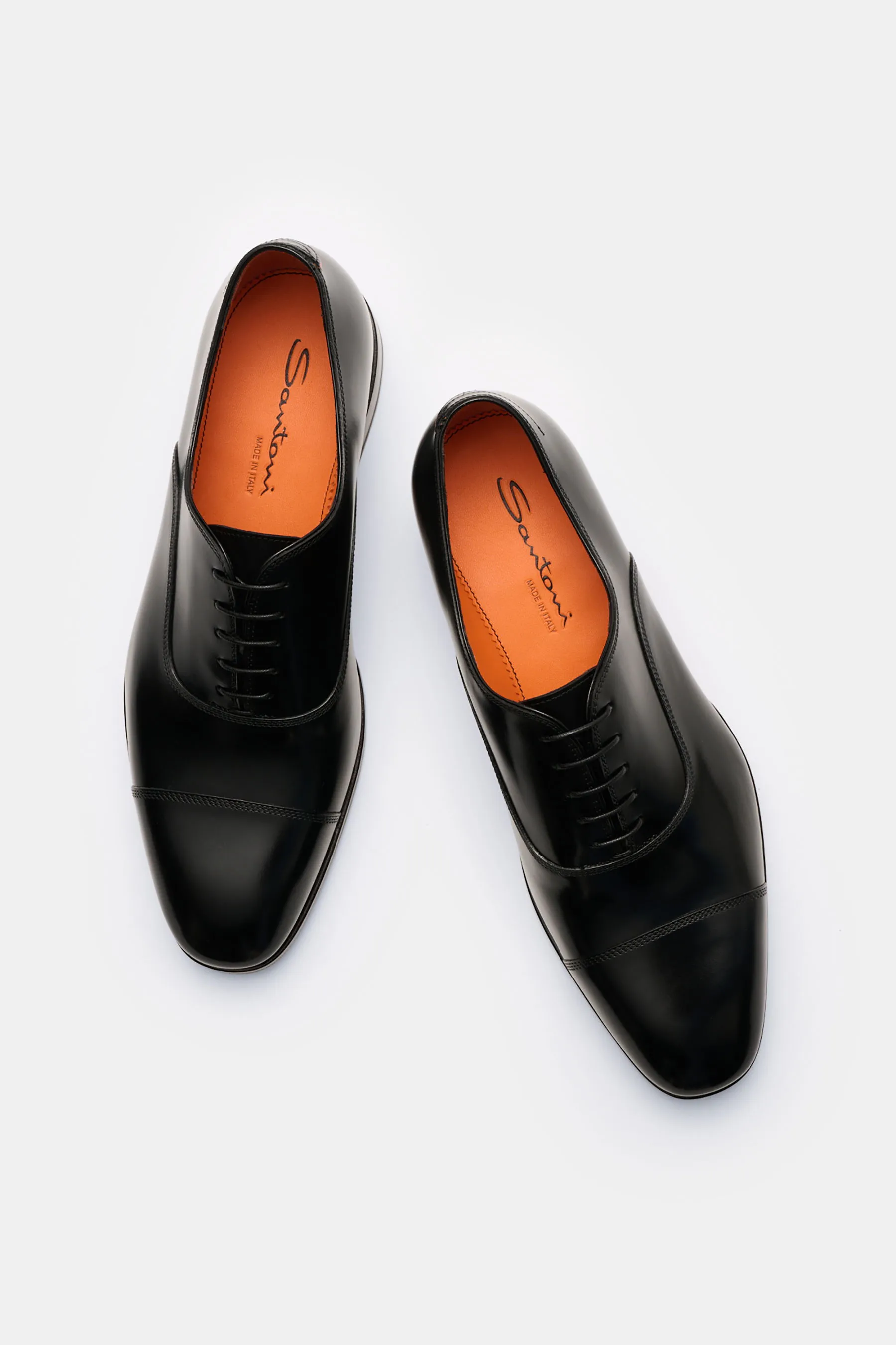 Santoni - Herren - Oxford schwarz – Bild 2