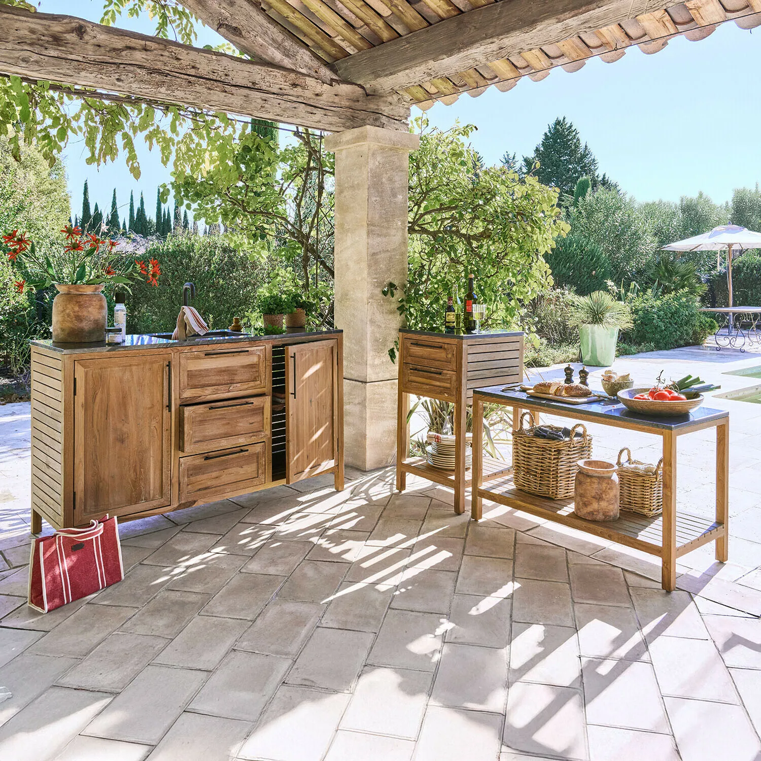 Outdoor-Küche 3er Set Corviano – Bild 2