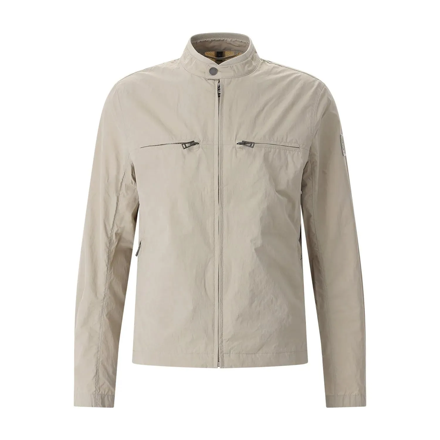 Belstaff - Jacke mit Logo - Größe S - braun Belstaff - Jacke mit Logo - Größe S - braun