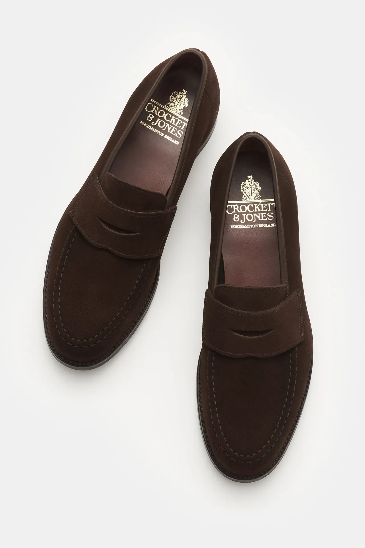 Crockett & Jones - Herren - Penny Loafer 'Harvard' dunkelbraun – Bild 2