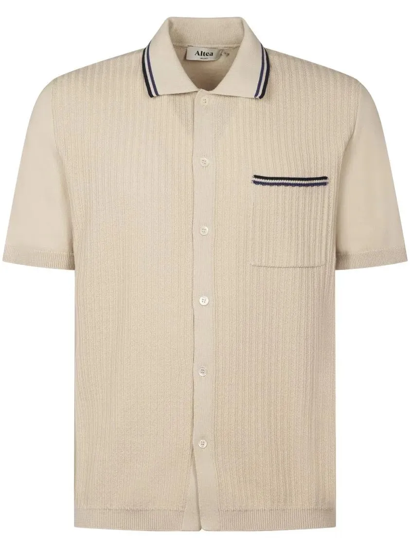 Altea - Shirt With Pocket Shifts Short Sleeve - Größe M - beige Altea - Shirt With Pocket Shifts Short Sleeve - Größe M - beige