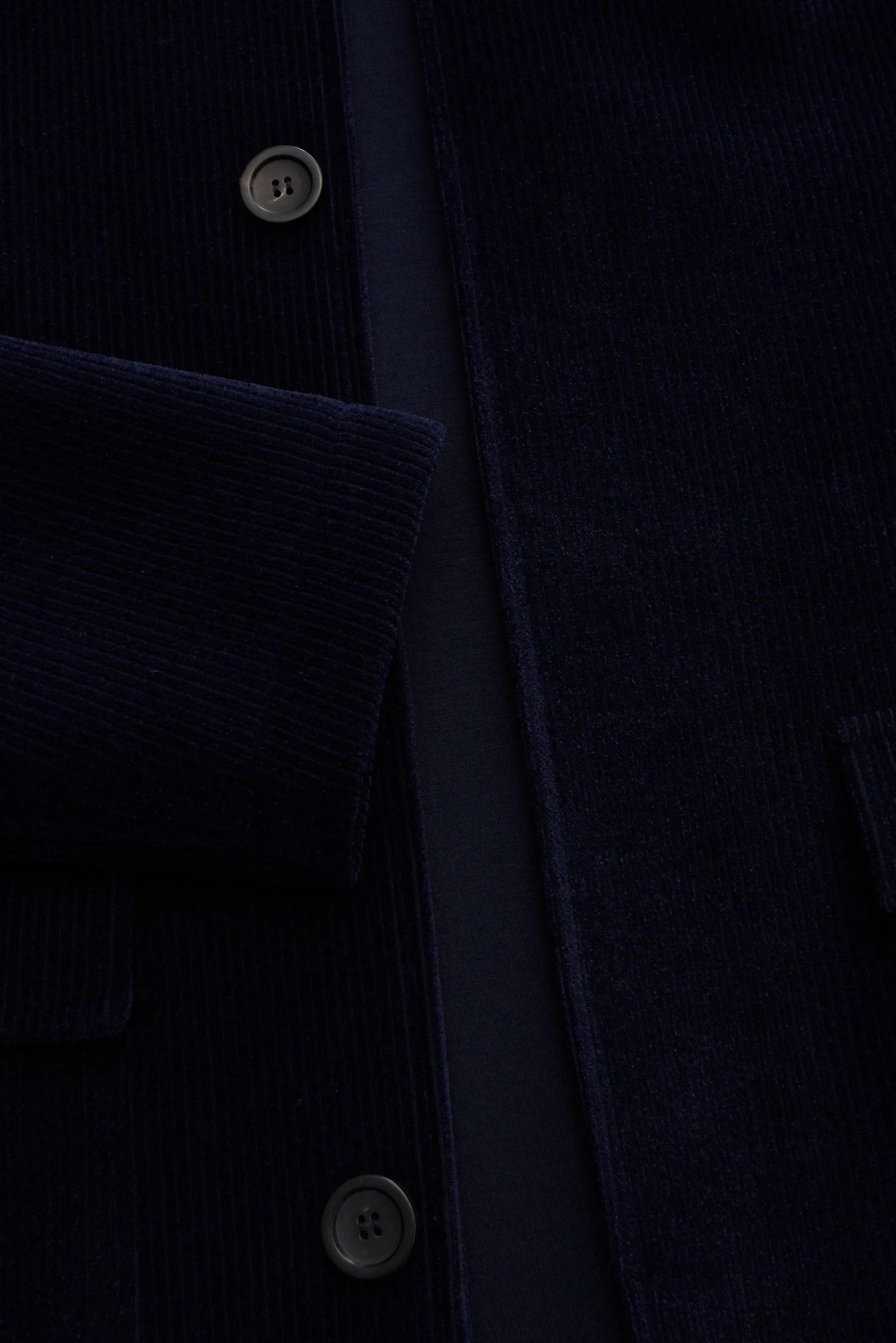 Doppiaa - Herren - Cordjacke 'Aalbion' navy – Bild 4