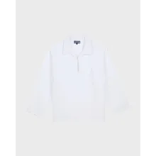 Vilebrequin - Solid Overshirt Aus Leinen Mit Mineralfarbstoff Für Herren - Hemd - Comores - Weiss - Größe XL Vilebrequin - Solid Overshirt Aus Leinen Mit Mineralfarbstoff Für Herren - Hemd - Comores - Weiss - Größe XL