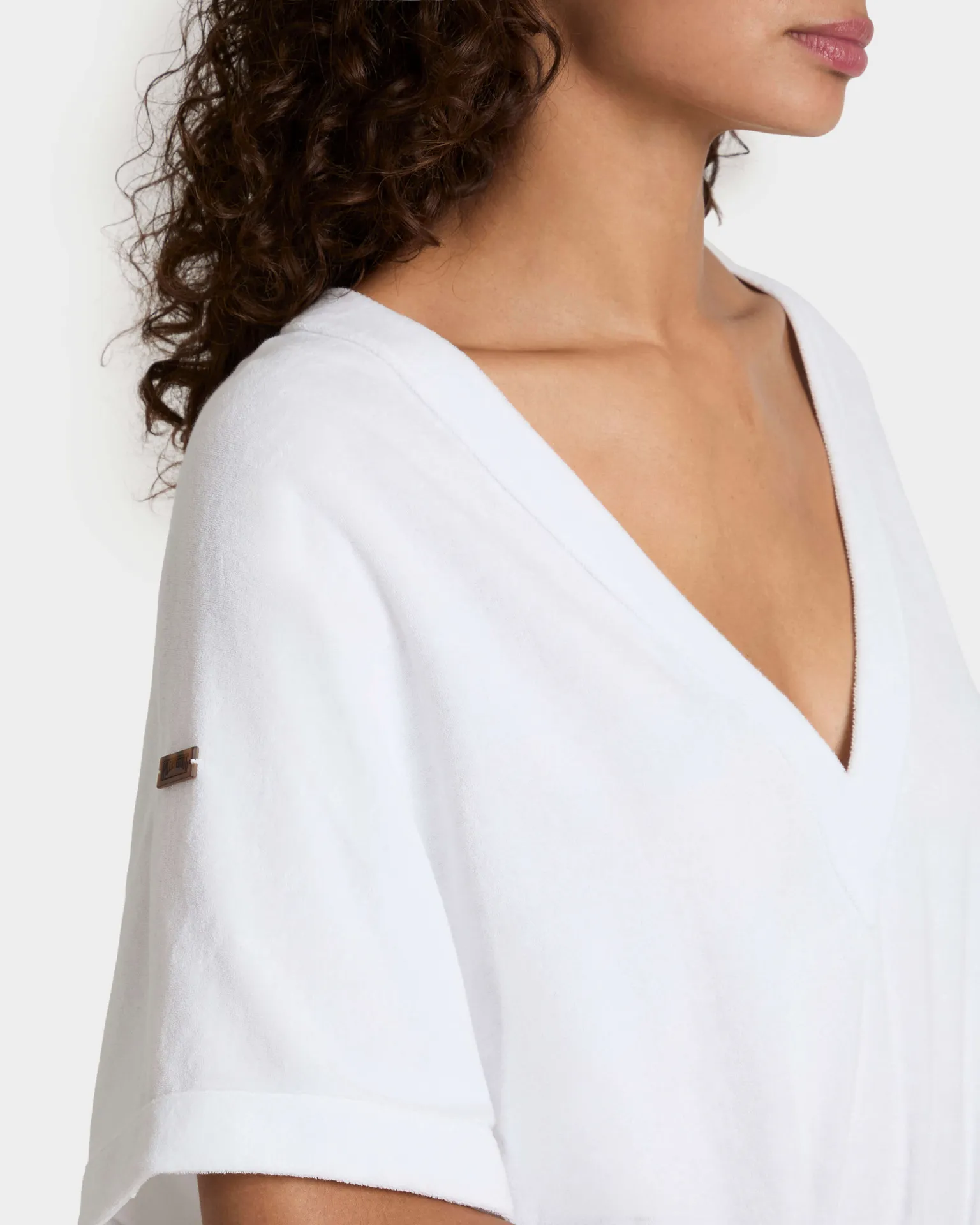 Vilebrequin - Solid Frottee-kaftan Zum Wenden Für Damen - Kleid - Leyla - Weiss - Größe S – Bild 5