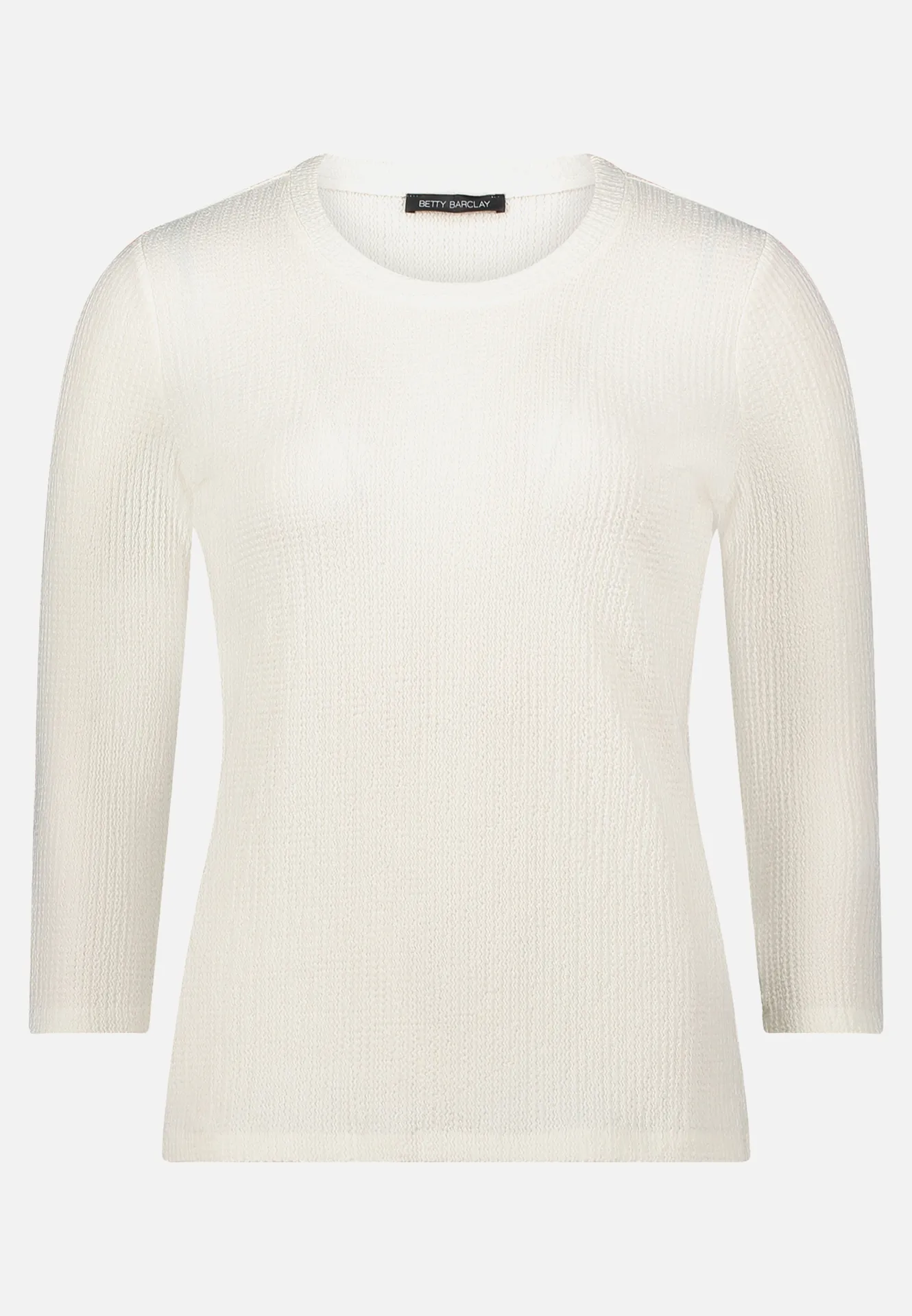 Strukturshirt mit Rundhalsausschnitt – Bild 3