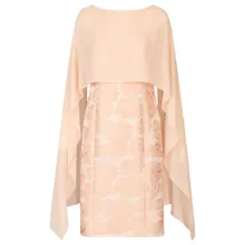 Apart - Jacquardkleid mit Chiffonstola - Größe 42 - rosa Apart - Jacquardkleid mit Chiffonstola - Größe 42 - rosa