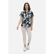 Schlupfbluse mit Kragen