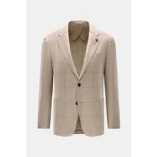 Lardini - Herren - Cashmere Sakko beige kariert Lardini - Herren - Cashmere Sakko beige kariert