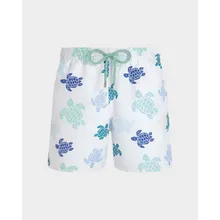 Vilebrequin - Tortues Multicolores Badeshorts Für Herren - Bademode - Moorea - Weiss - Größe 5XL Vilebrequin - Tortues Multicolores Badeshorts Für Herren - Bademode - Moorea - Weiss - Größe 5XL