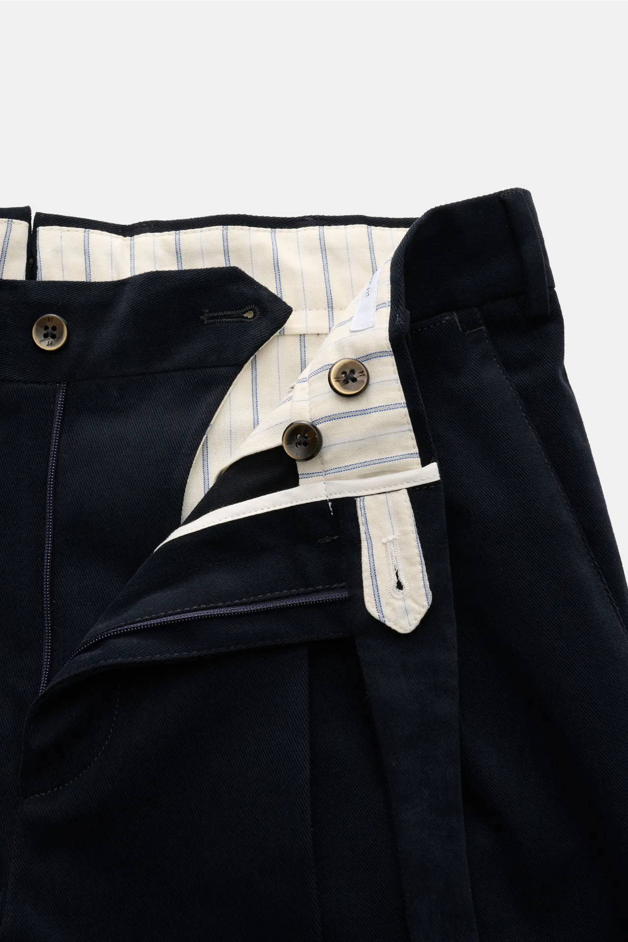 PT Torino - Herren - Chino 'Carrot Fit' dark navy – Bild 4