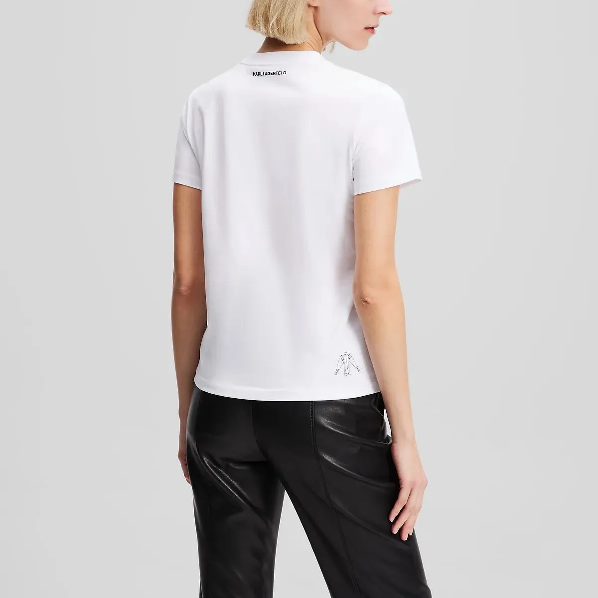 Karl Lagerfeld - KARL SERIES T-SHIRT T-shirt - Größe XL - weiß – Bild 2