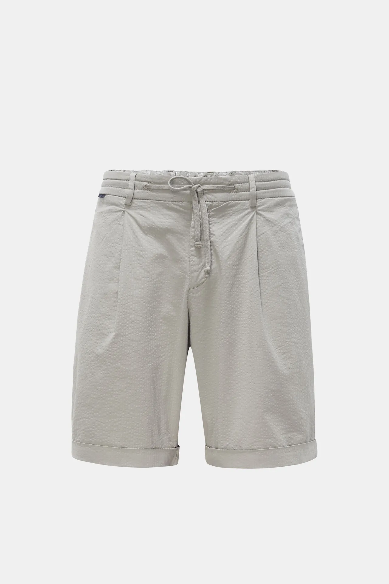 04651/ A trip in a bag - Herren - Seersucker-Bermudas grau 04651/ A trip in a bag - Herren - Seersucker-Bermudas grau