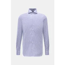 Finamore - Herren - Business Hemd %27Sergio Napoli%27 Haifisch-Kragen dunkelblau/weiß kariert Finamore - Herren - Business Hemd %27Sergio Napoli%27 Haifisch-Kragen dunkelblau/weiß kariert