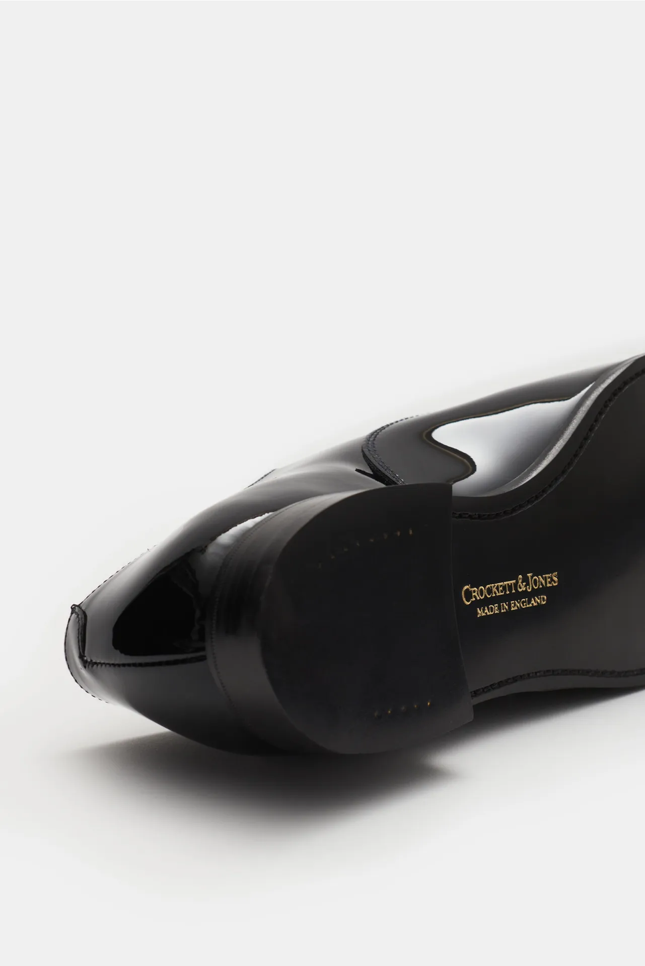 Crockett & Jones - Herren - Lackleder Oxford 'Overton' schwarz – Bild 4