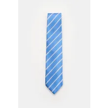 Bigi - Herren - Seidenkrawatte %27Senna%27 blau/offwhite gestreift Bigi - Herren - Seidenkrawatte %27Senna%27 blau/offwhite gestreift