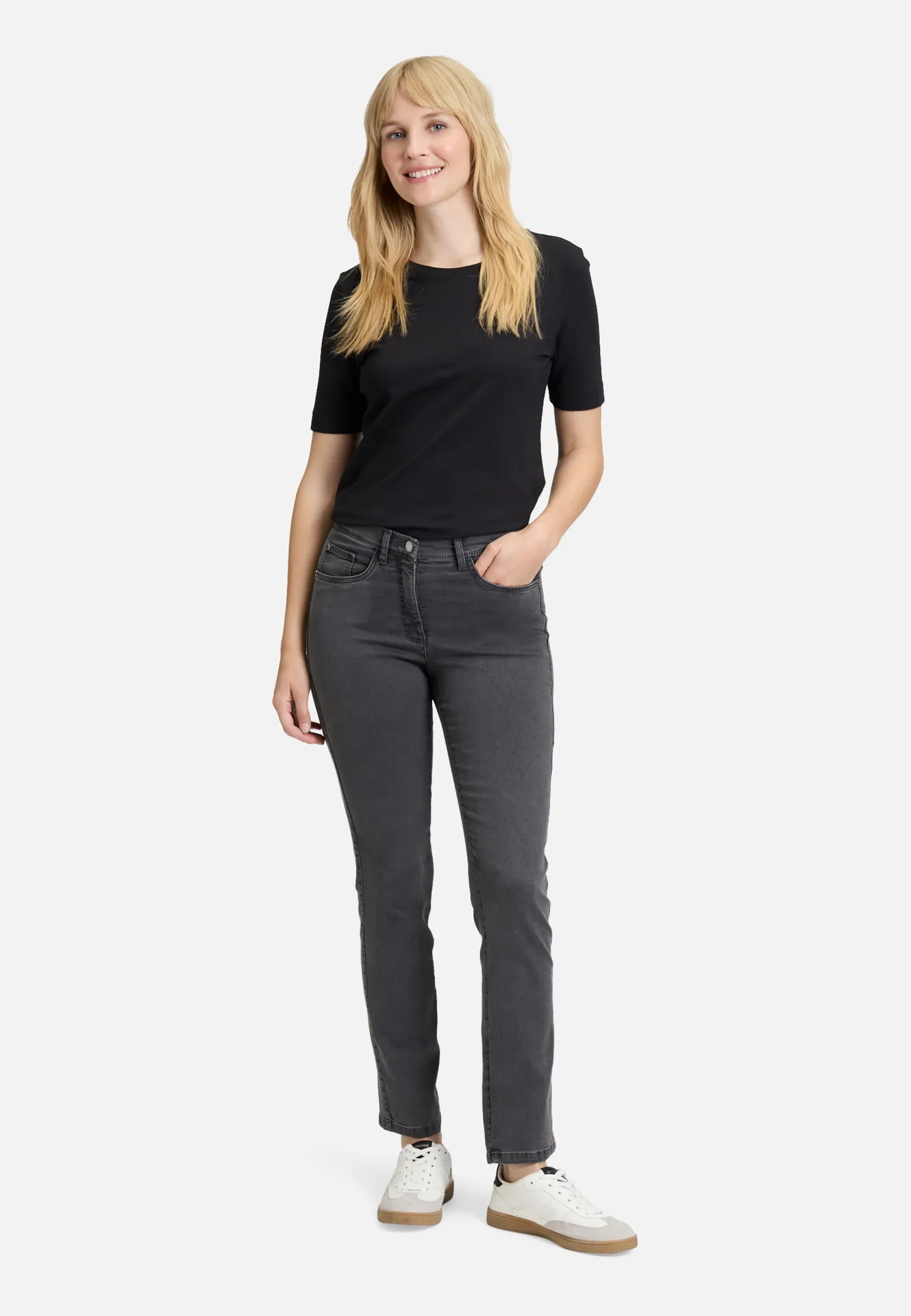 Stretch-Hose mit elastischem Bund – Bild 2