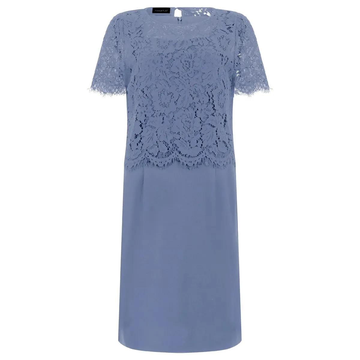 Apart - Etuikleid mit Spitzenjäckchen - Größe 38 - blau Apart - Etuikleid mit Spitzenjäckchen - Größe 38 - blau