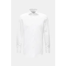 Finamore - Herren - Business Hemd %27Eduardo Napoli%27 Haifisch-Kragen weiß Finamore - Herren - Business Hemd %27Eduardo Napoli%27 Haifisch-Kragen weiß