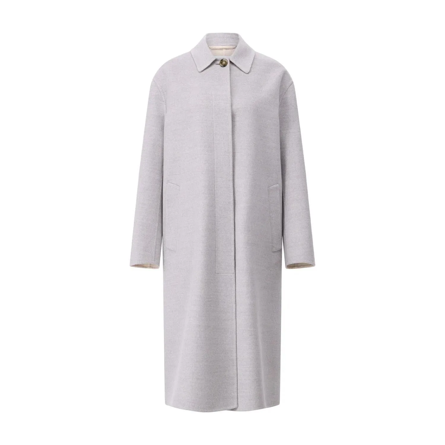 Lardini - Mantel aus Schurwolle - Größe 36 - grau Lardini - Mantel aus Schurwolle - Größe 36 - grau