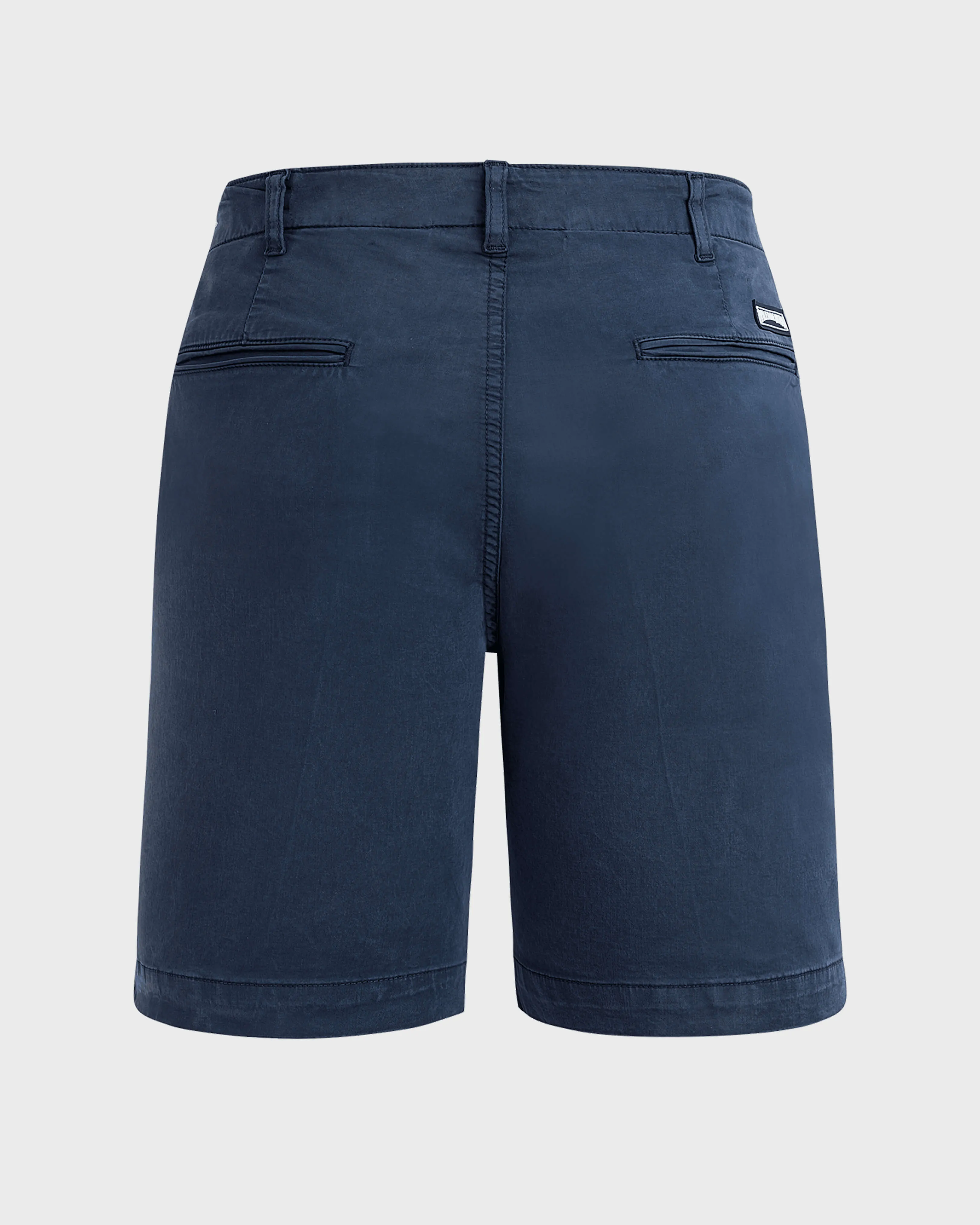 Vilebrequin - Men Satin Cotton Bermuda Shorts Solid - Bermuda - Belin - Blau - Größe L – Bild 2