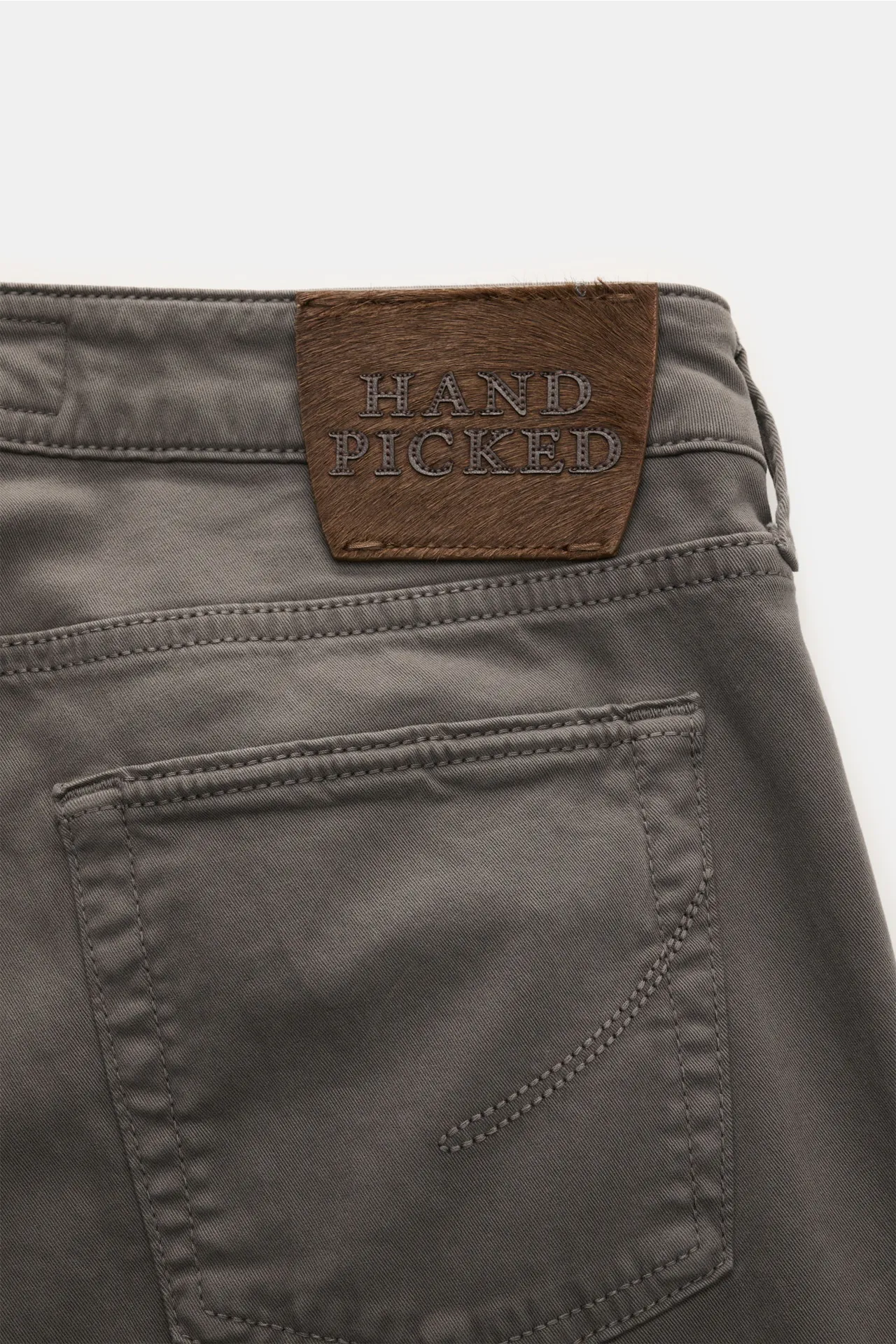 HandPicked - Herren - Chino 'Parma' dunkelgrau – Bild 3