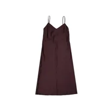 Blanca Vita - Acacia Satin Slip Midi Dress - Größe 40 - schwarz Blanca Vita - Acacia Satin Slip Midi Dress - Größe 40 - schwarz