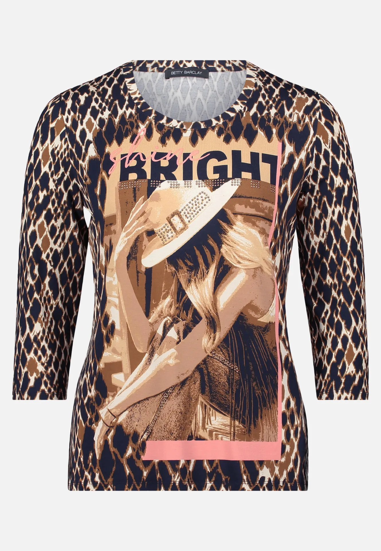 Basic Shirt mit Rundhalsausschnitt – Bild 3