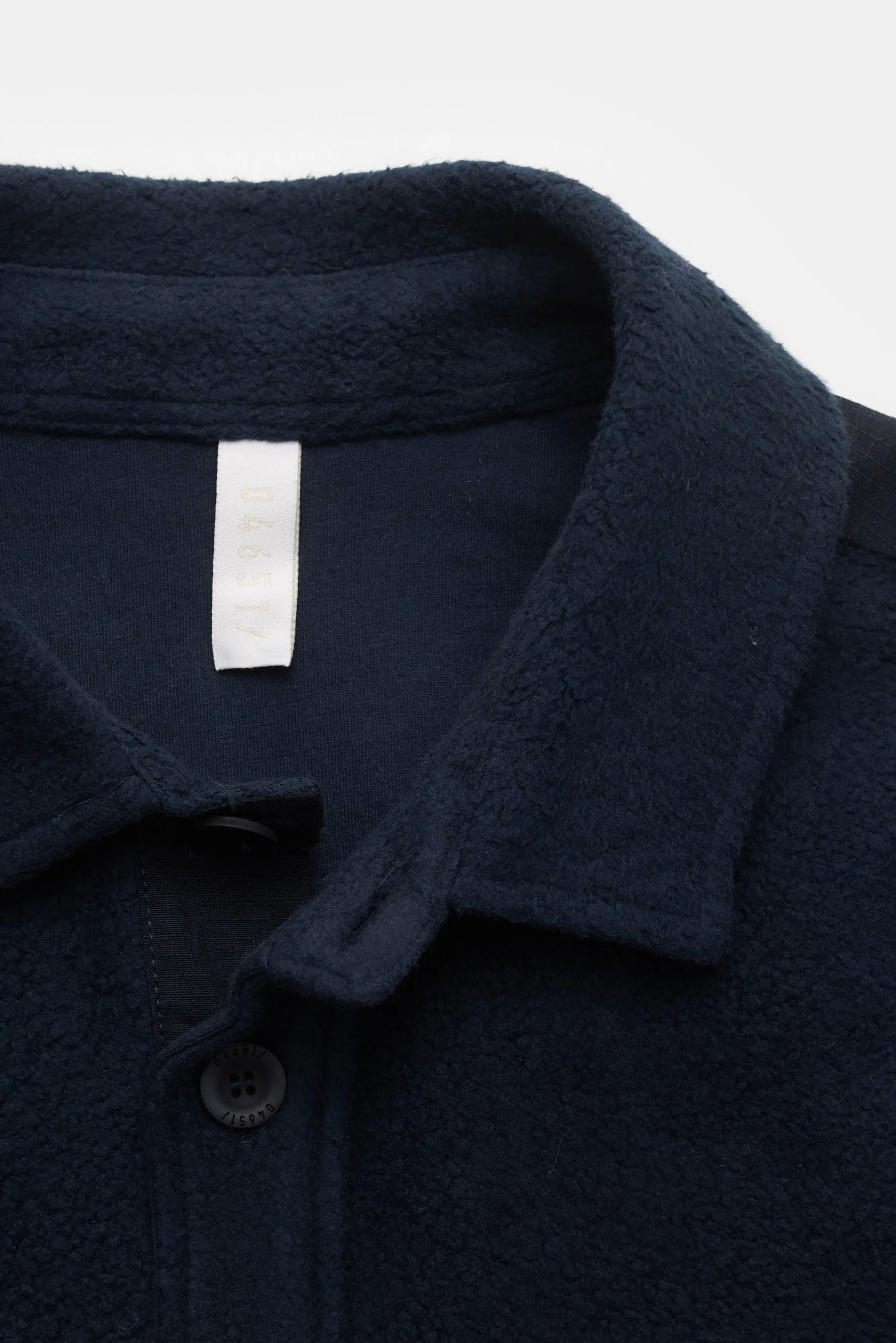 04651/ A trip in a bag - Herren - Fleece-Hemd 'Oyster' navy – Bild 2