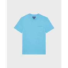 Vilebrequin - Solid T-shirt Aus Bio-baumwolle Für Herren - T-shirt - Titan - Blau - Größe XL Vilebrequin - Solid T-shirt Aus Bio-baumwolle Für Herren - T-shirt - Titan - Blau - Größe XL
