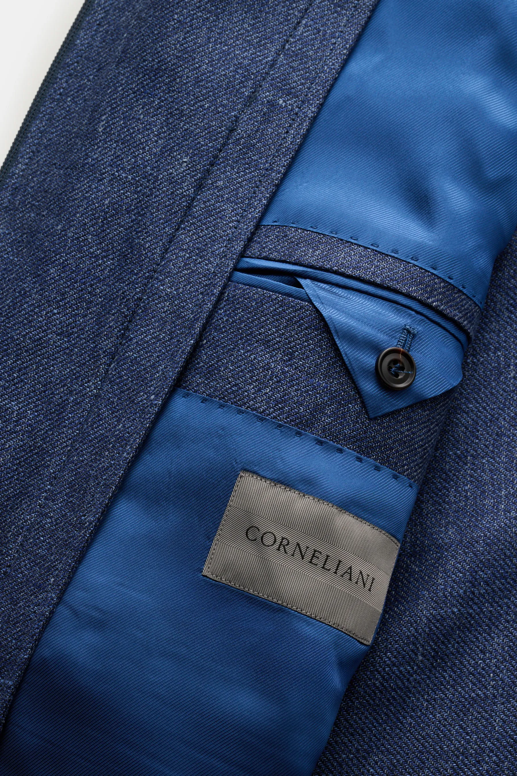 Corneliani - Herren - Sakko dunkelblau meliert – Bild 8