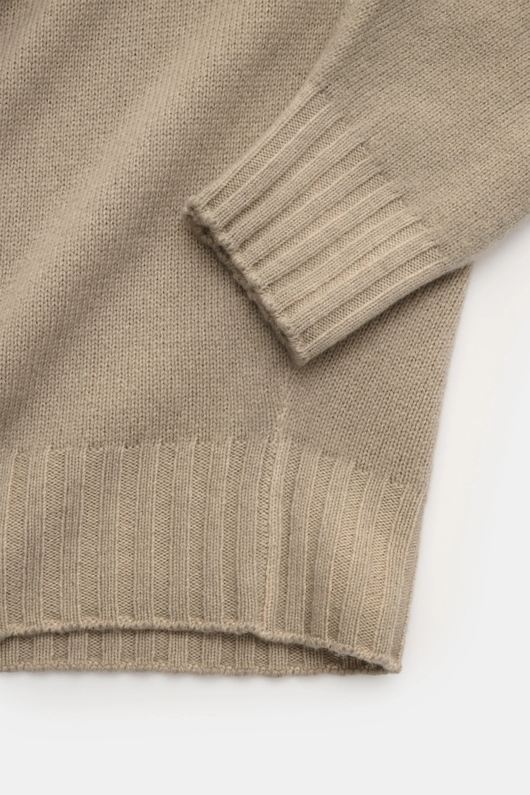 Filippo de Laurentiis - Herren - Merino Rollkragenpullover sand – Bild 3