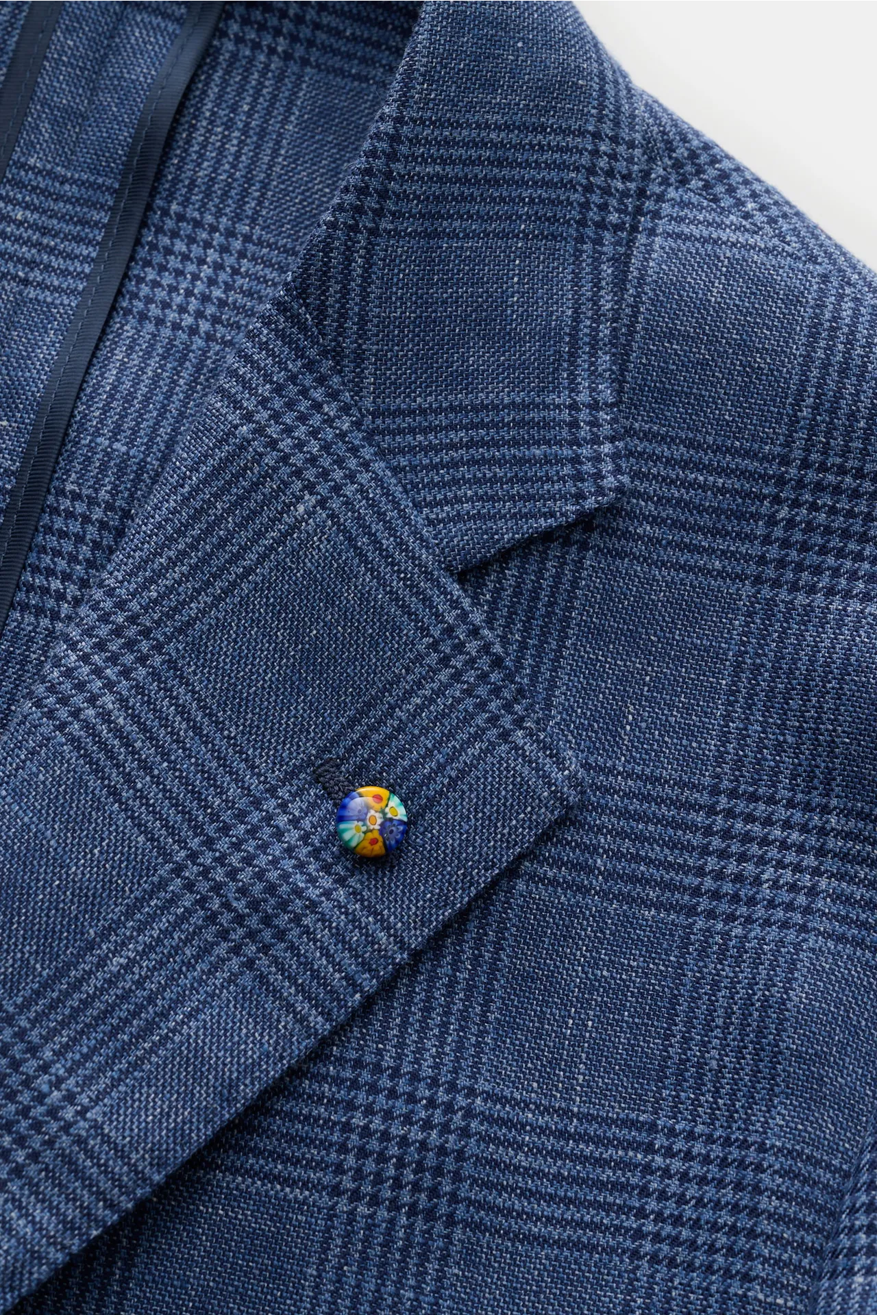 Belvest - Herren - Sakko graublau/navy kariert – Bild 5
