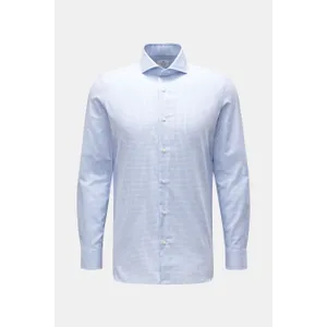 Giampaolo - Herren - Business Hemd Haifisch-Kragen hellblau/weiß kariert Giampaolo - Herren - Business Hemd Haifisch-Kragen hellblau/weiß kariert