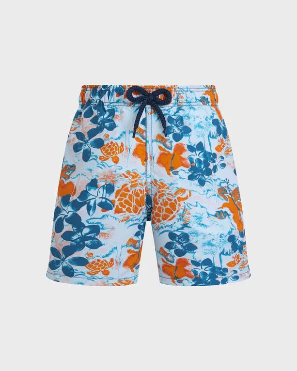 Vilebrequin - Jungle Turtles Badeshorts Für Jungen - Bademode - Jim - Blau - Größe 14 Vilebrequin - Jungle Turtles Badeshorts Für Jungen - Bademode - Jim - Blau - Größe 14