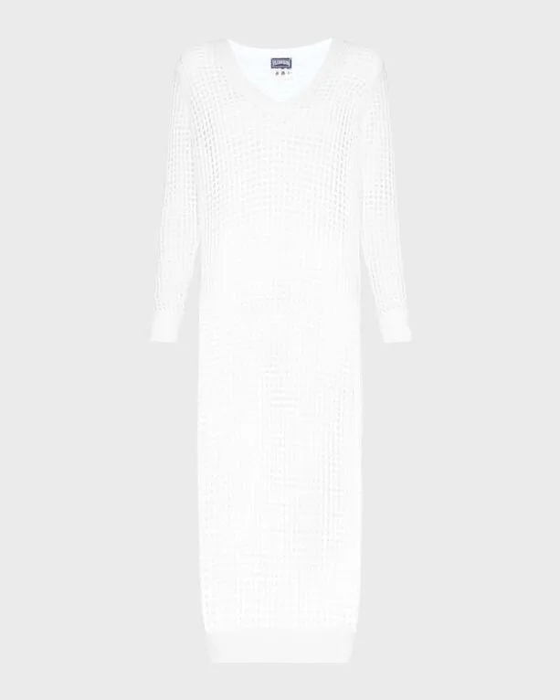 Vilebrequin - Solid Häkel-t-shirt-kleid Für Damen - Kleid - Lysia - Weiss - Größe M Vilebrequin - Solid Häkel-t-shirt-kleid Für Damen - Kleid - Lysia - Weiss - Größe M