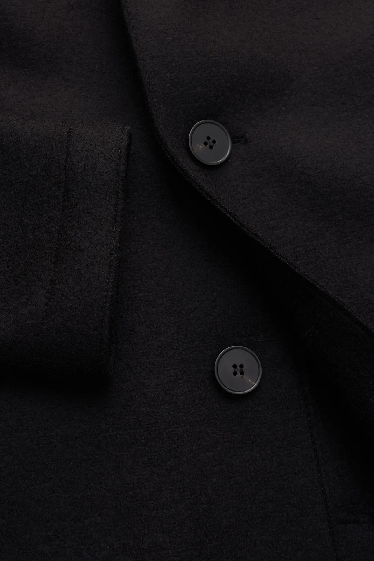 Harris Wharf London - Herren - Wollmantel schwarz – Bild 4