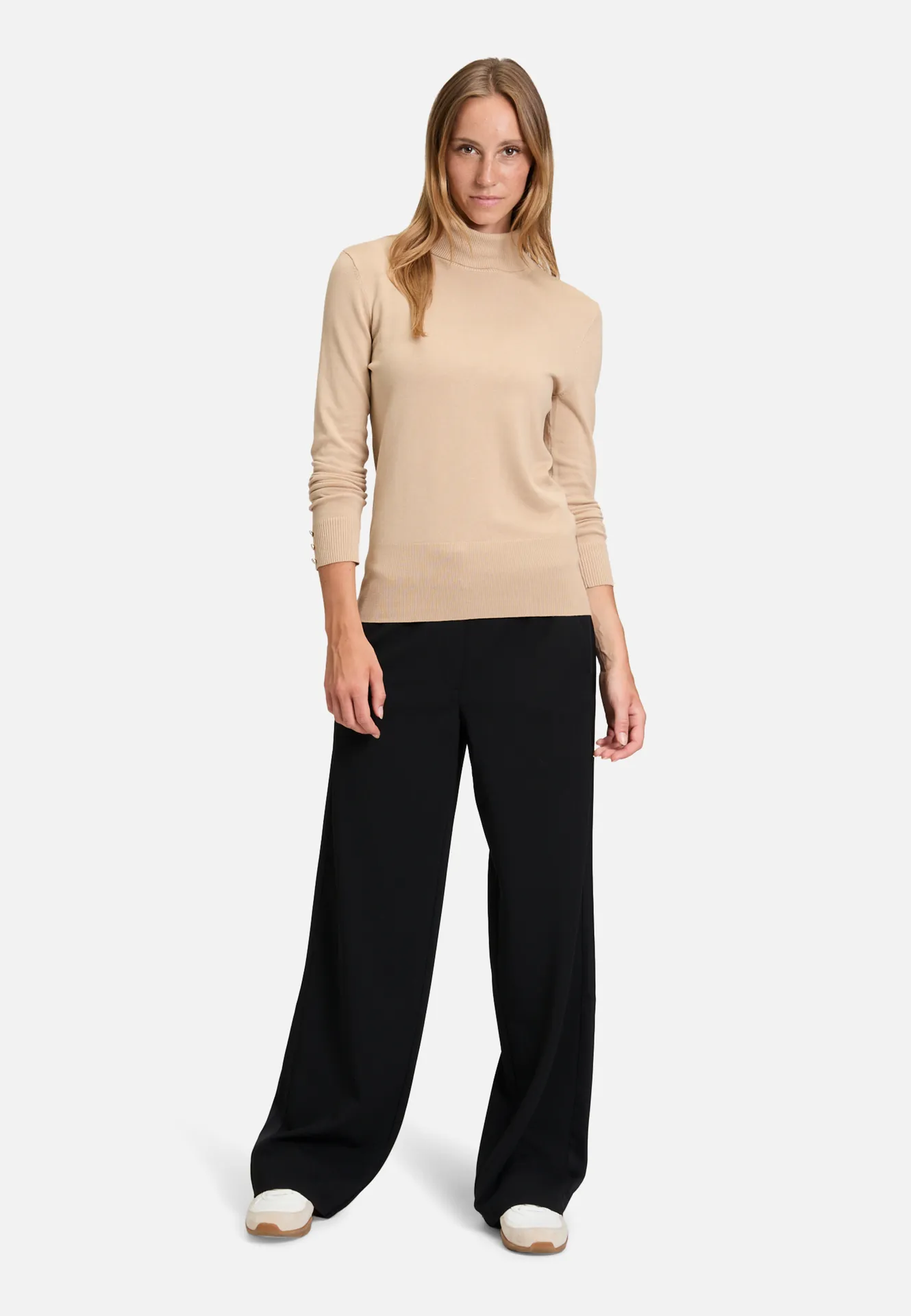 Rollkragenpullover langarm