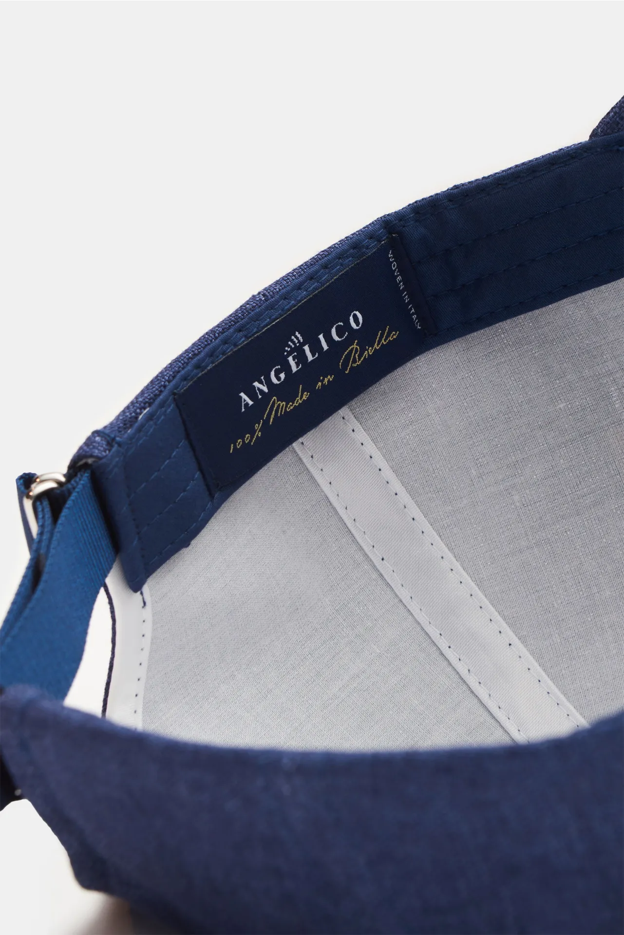 Varsity Headwear - Herren - Leinen Baseball-Cap dunkelblau meliert – Bild 3