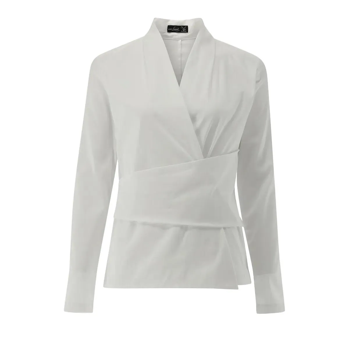 VAN LAACK - Bluse Slim Fit Uni - Größe 42 - weiß VAN LAACK - Bluse Slim Fit Uni - Größe 42 - weiß