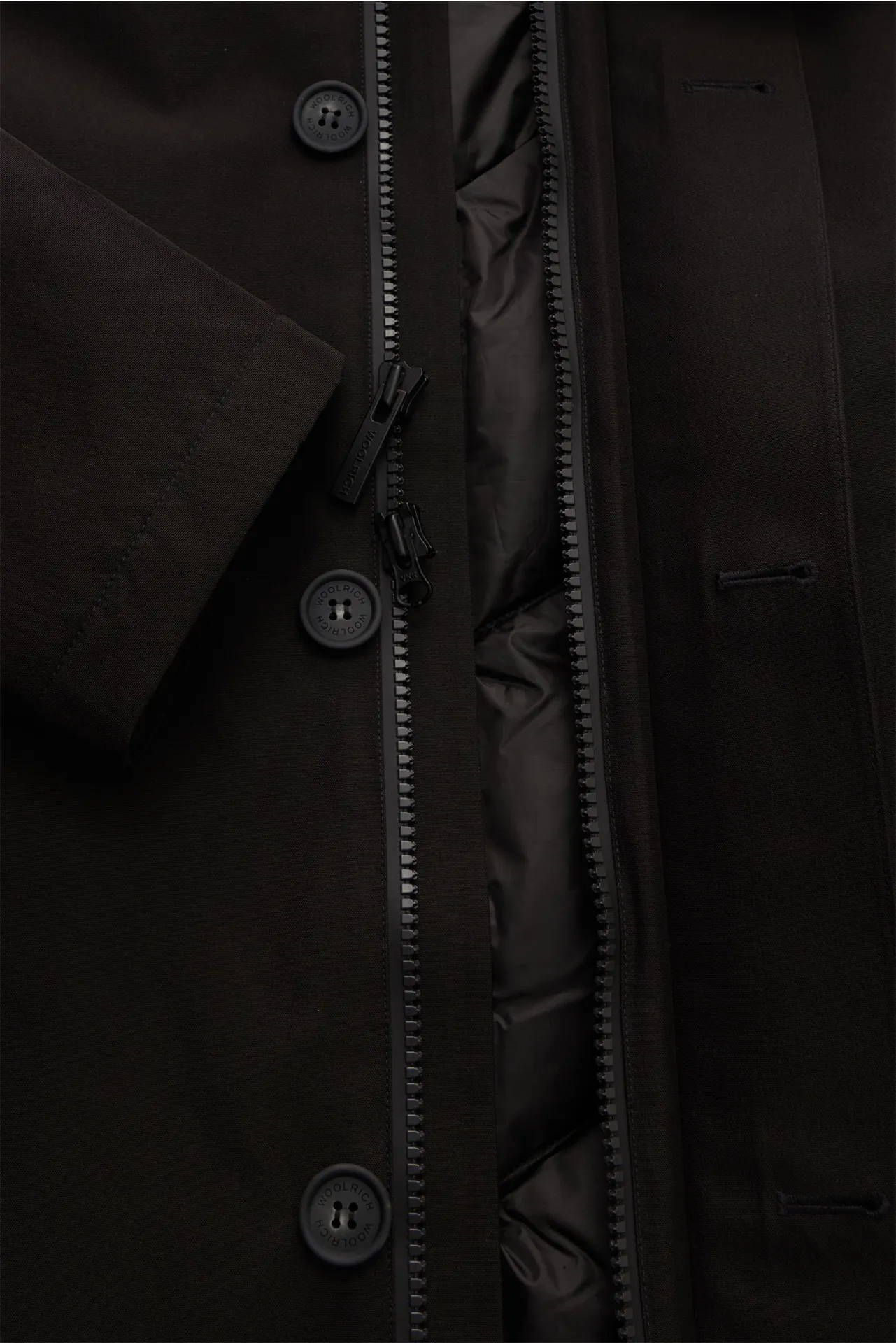 Woolrich - Herren - Daunenjacke schwarz – Bild 5